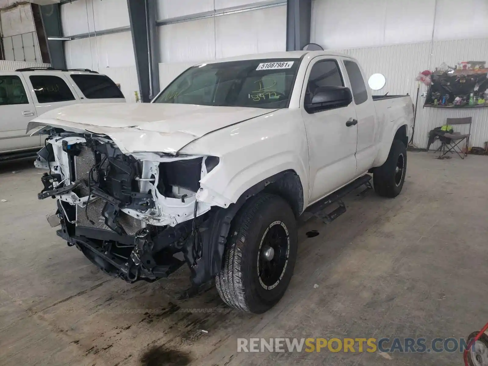 2 Photograph of a damaged car 5TFSX5EN5KX068472 TOYOTA TACOMA 2019