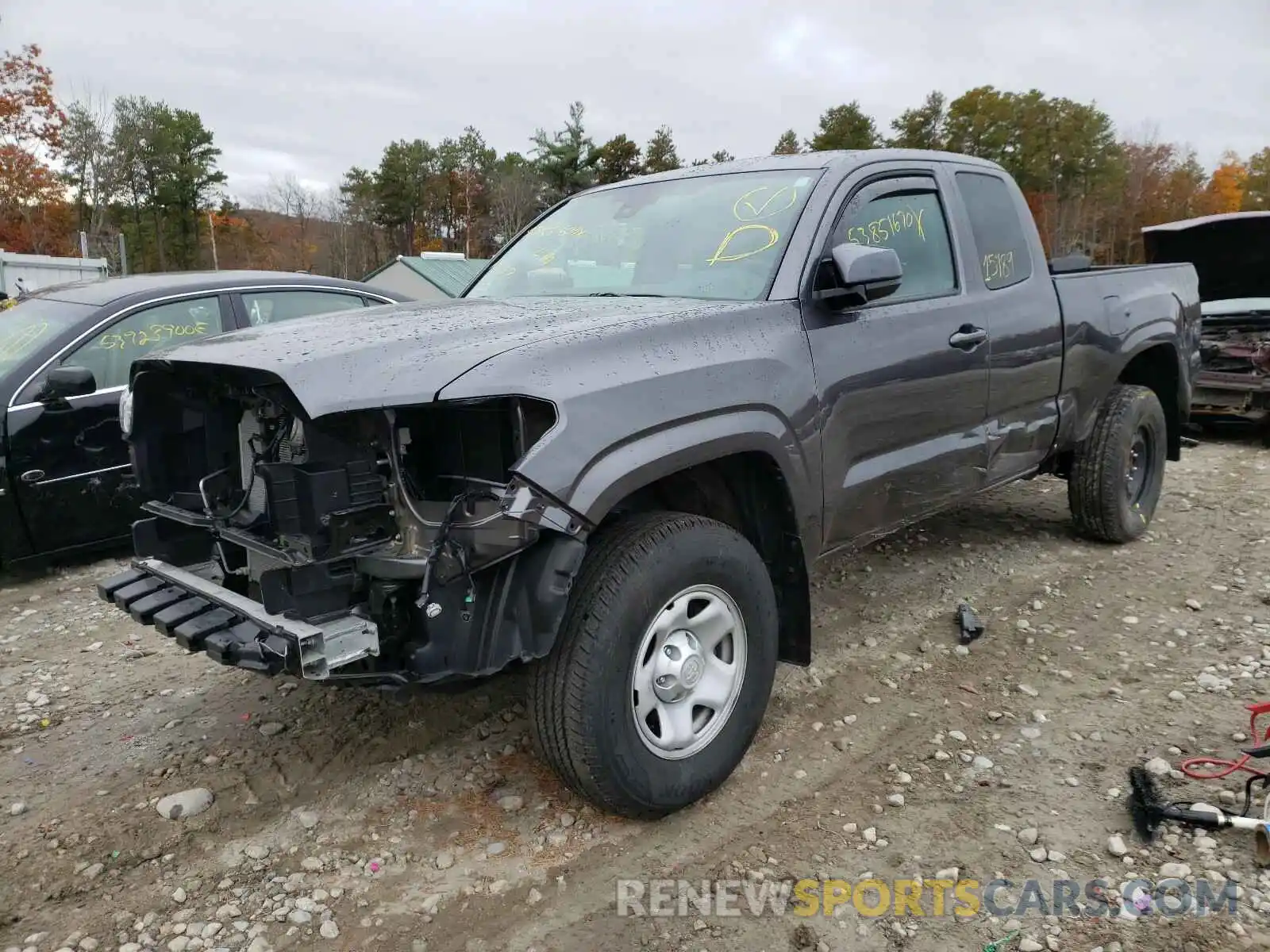 2 Фотография поврежденного автомобиля 5TFSX5EN6KX064043 TOYOTA TACOMA 2019