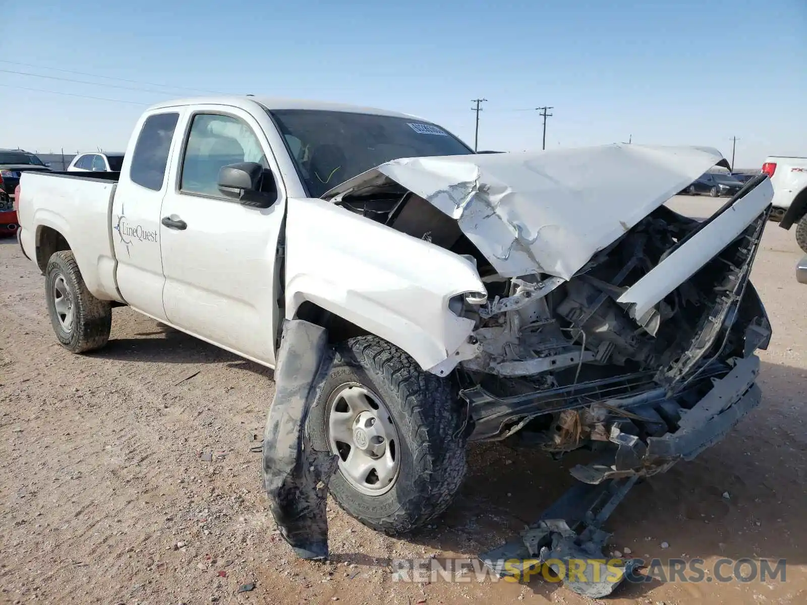 1 Photograph of a damaged car 5TFSX5EN6KX065516 TOYOTA TACOMA 2019