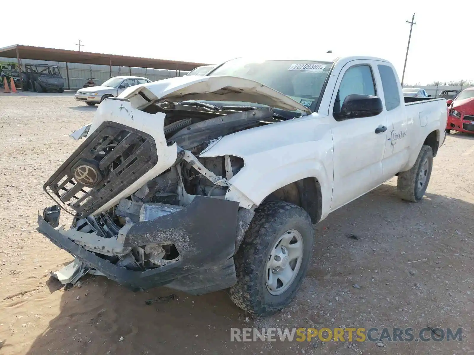 2 Photograph of a damaged car 5TFSX5EN6KX065516 TOYOTA TACOMA 2019