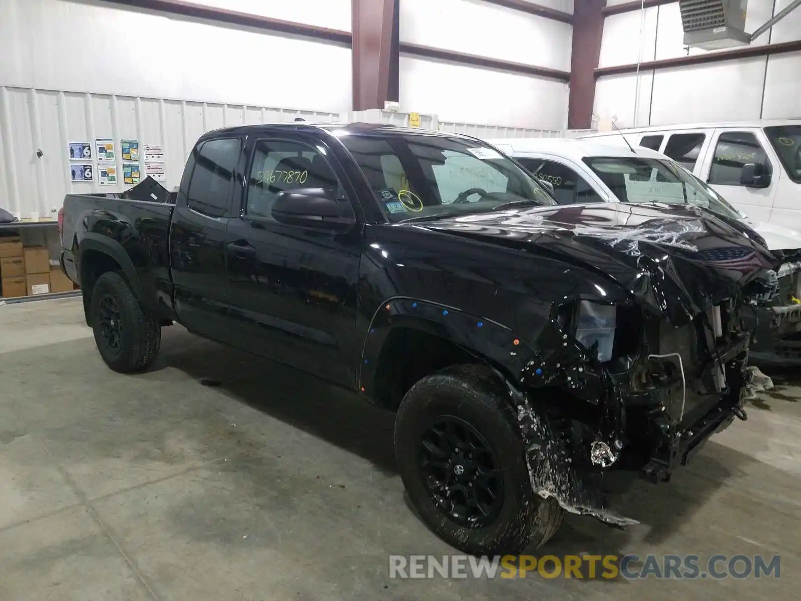 1 Photograph of a damaged car 5TFSX5EN6KX066035 TOYOTA TACOMA 2019