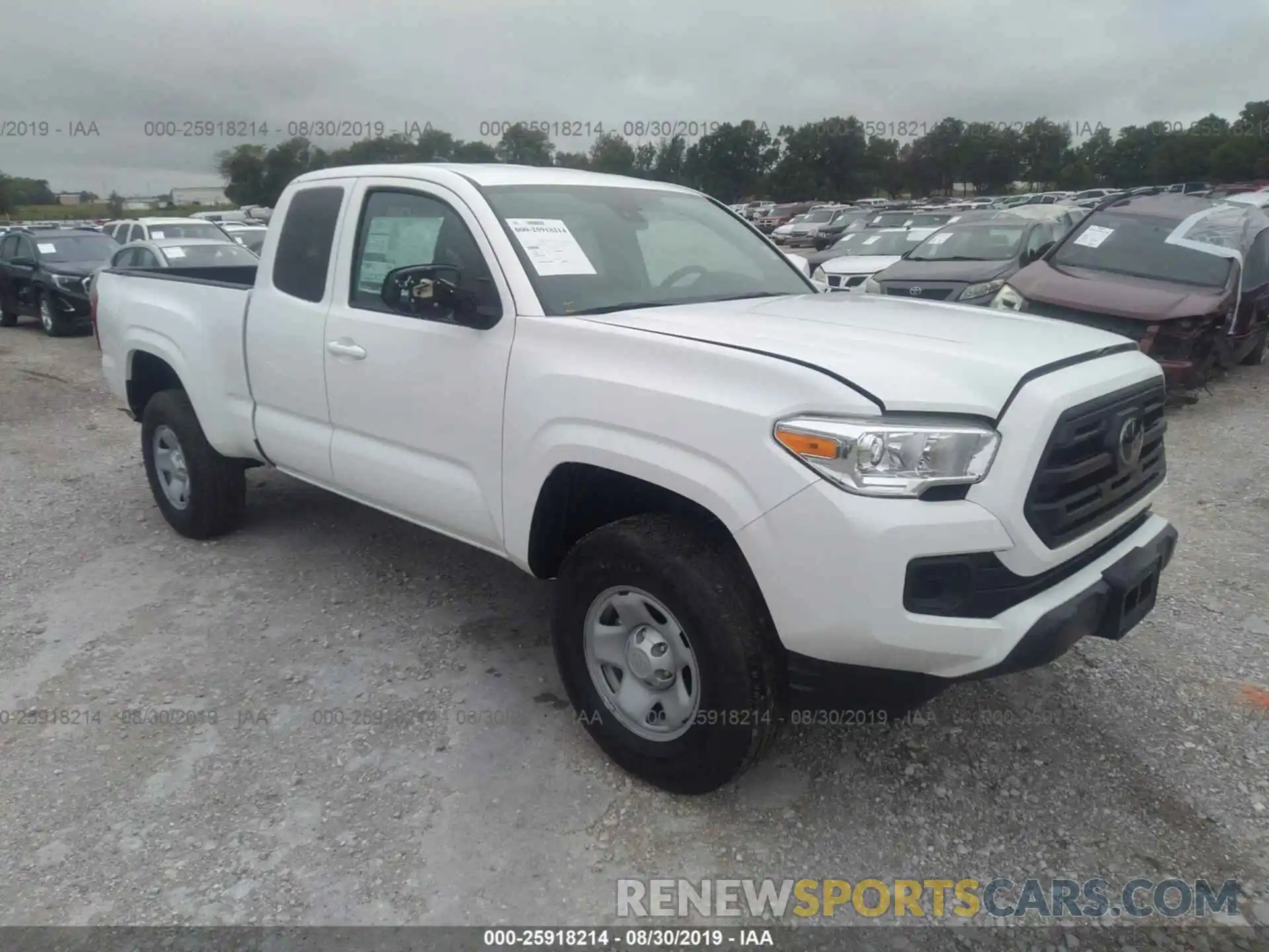 1 Photograph of a damaged car 5TFSX5EN6KX067119 TOYOTA TACOMA 2019