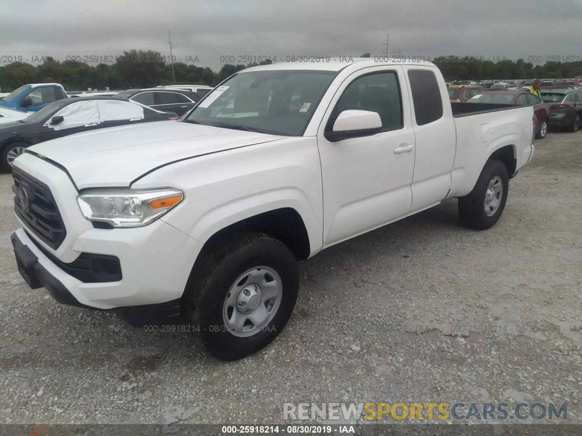 2 Photograph of a damaged car 5TFSX5EN6KX067119 TOYOTA TACOMA 2019