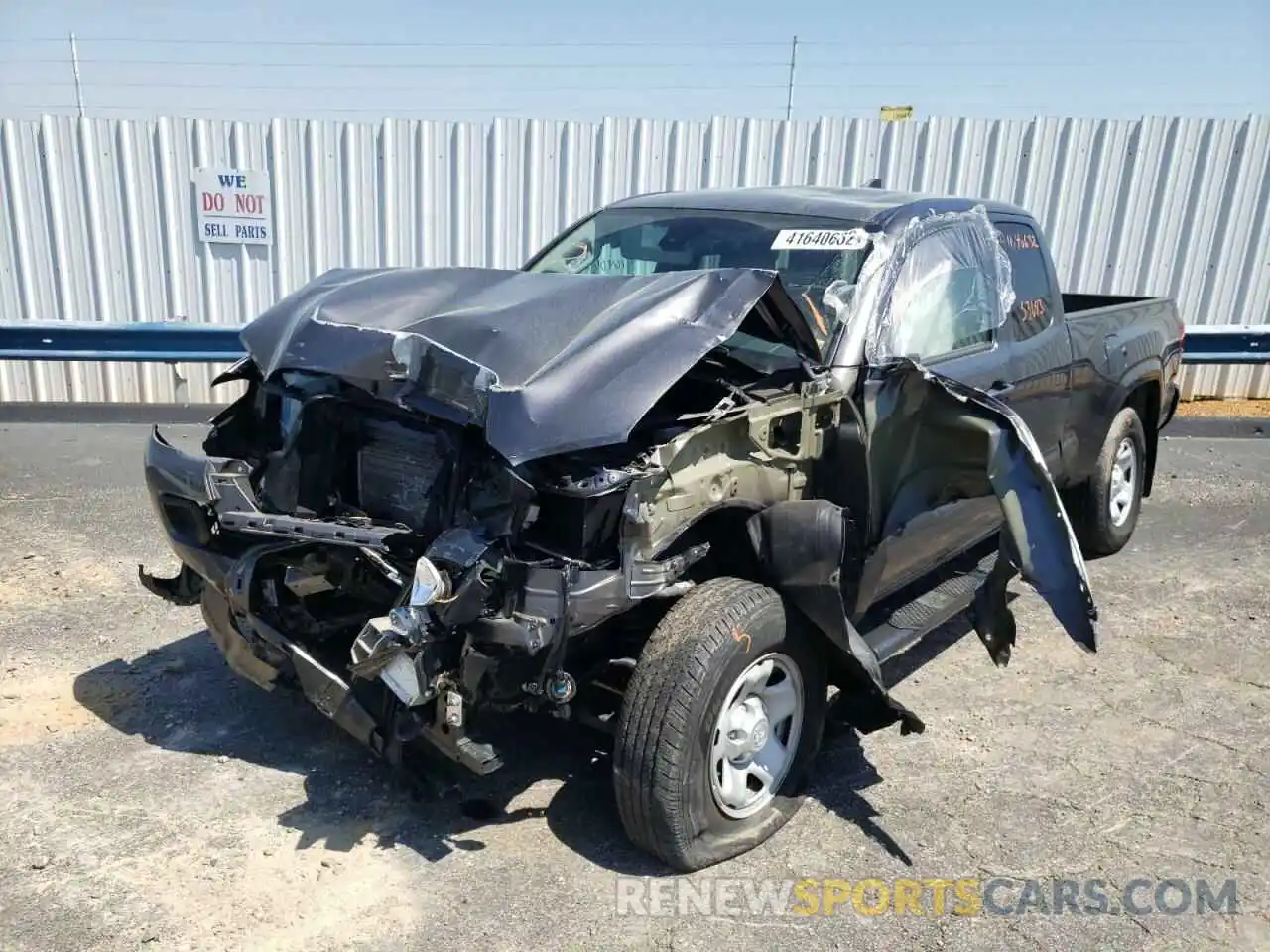 2 Photograph of a damaged car 5TFSX5EN6KX067198 TOYOTA TACOMA 2019