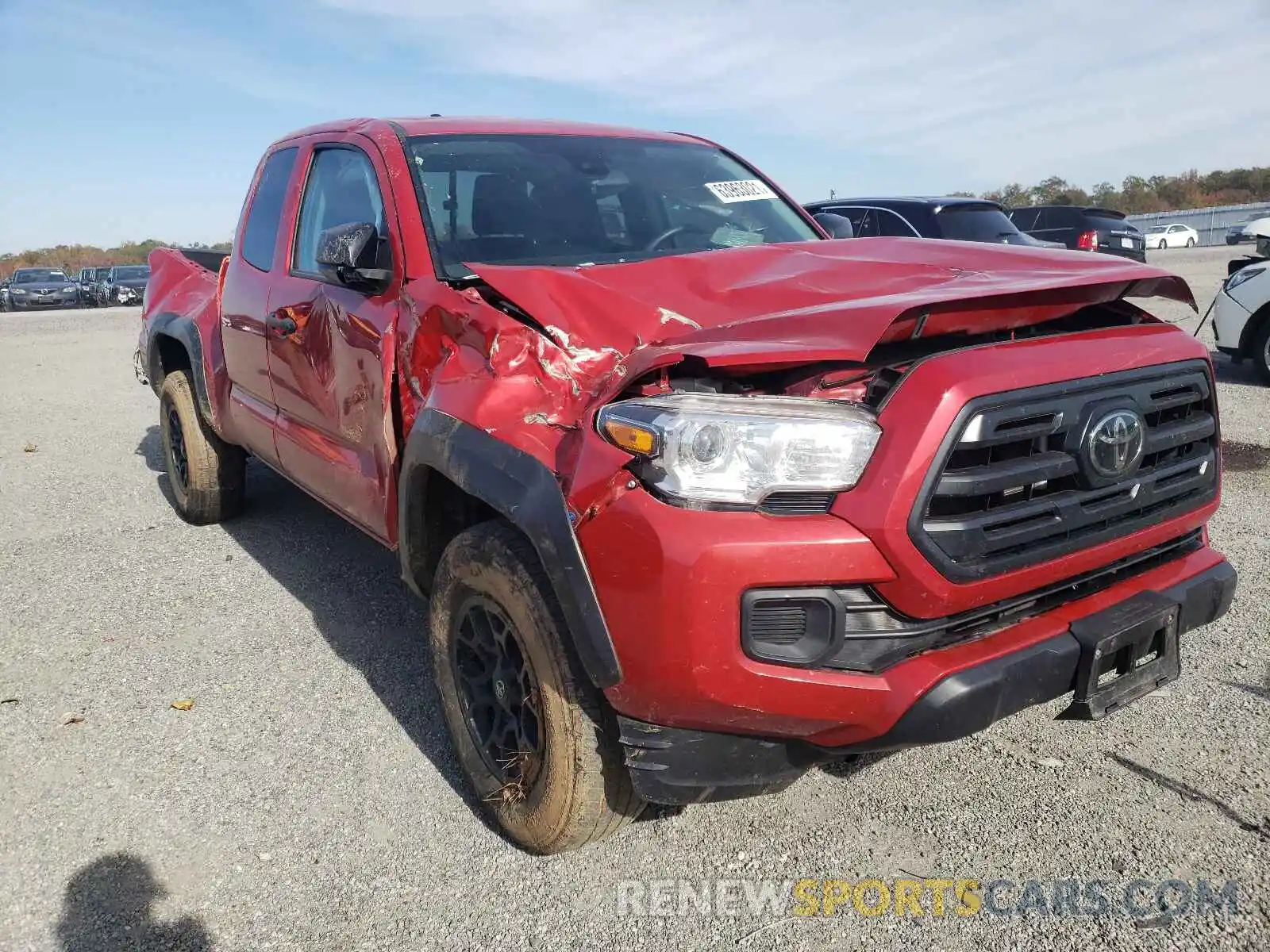 1 Photograph of a damaged car 5TFSX5EN6KX067492 TOYOTA TACOMA 2019