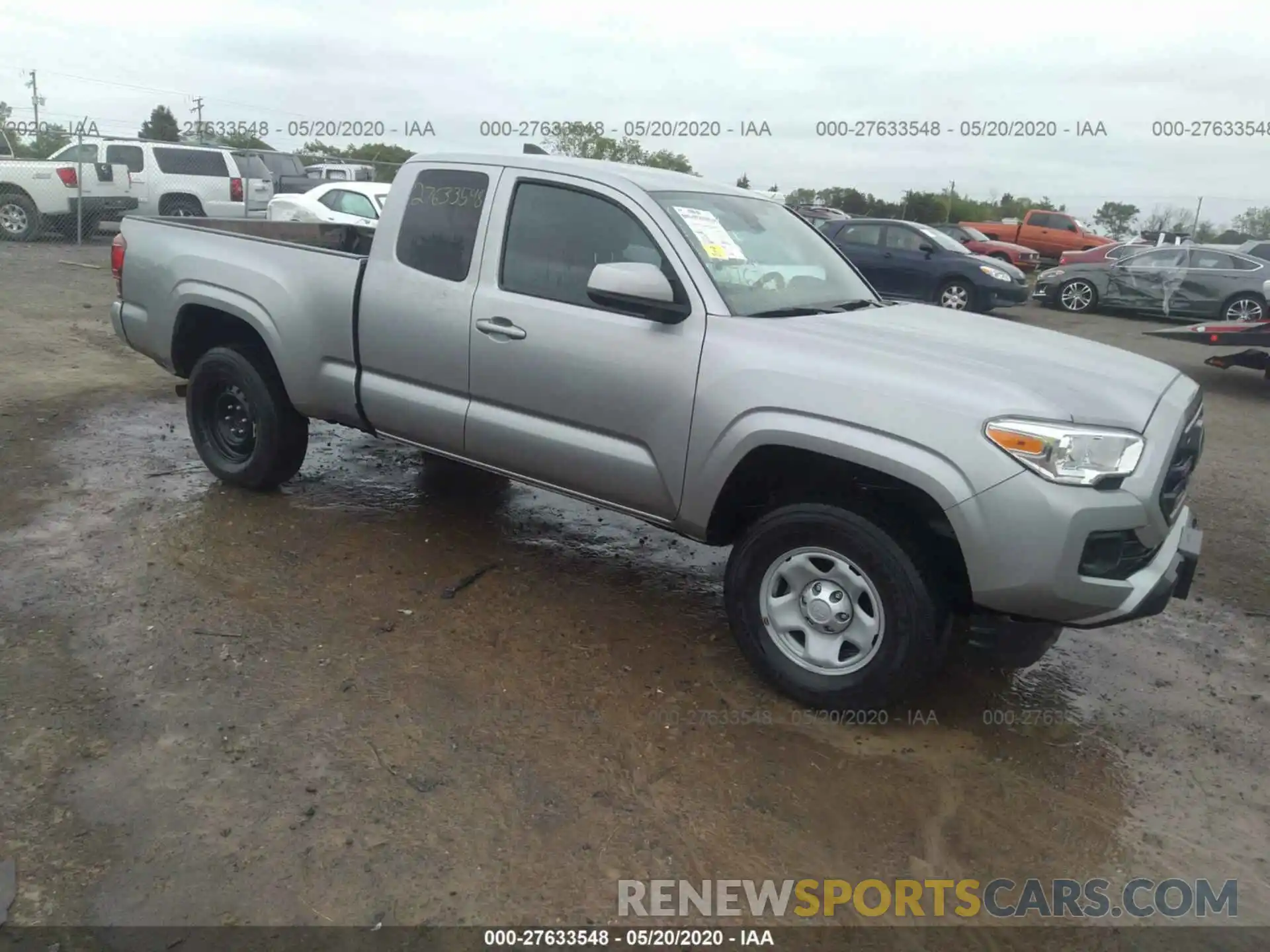 1 Фотография поврежденного автомобиля 5TFSX5EN6KX067850 TOYOTA TACOMA 2019