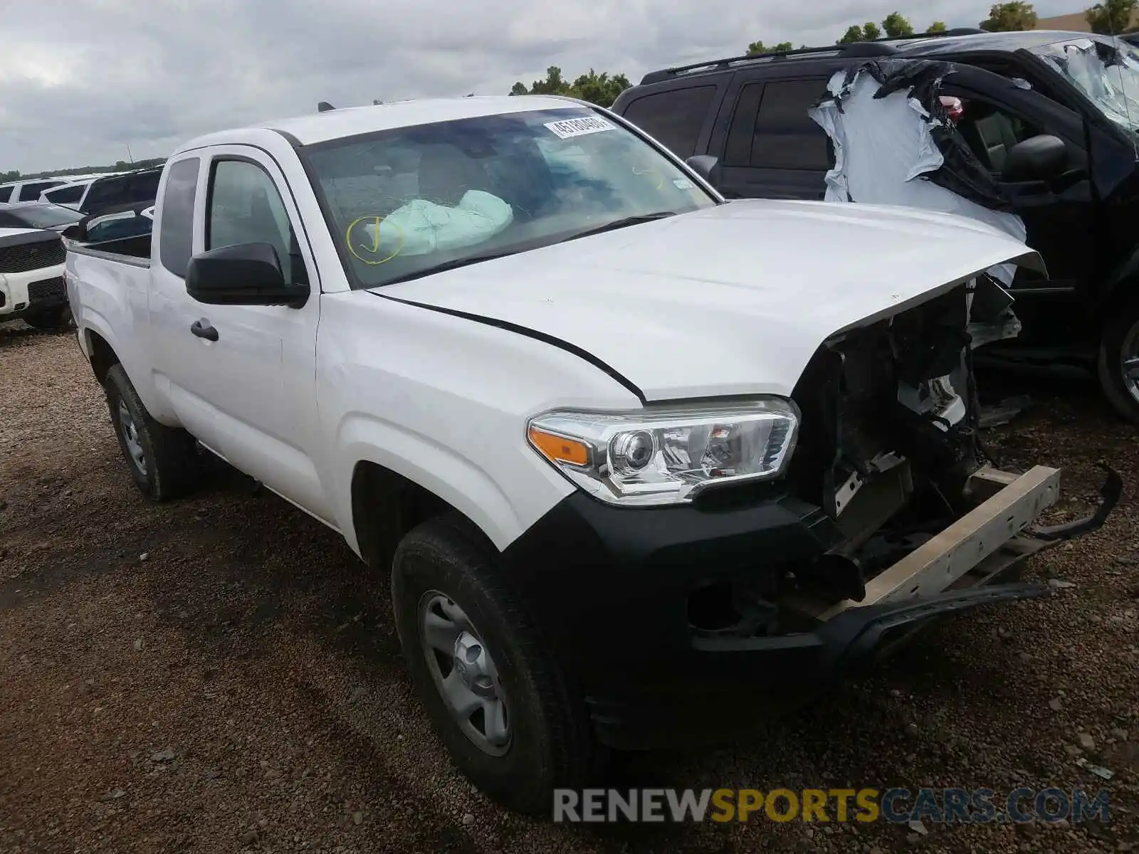 1 Photograph of a damaged car 5TFSX5EN7KX064083 TOYOTA TACOMA 2019