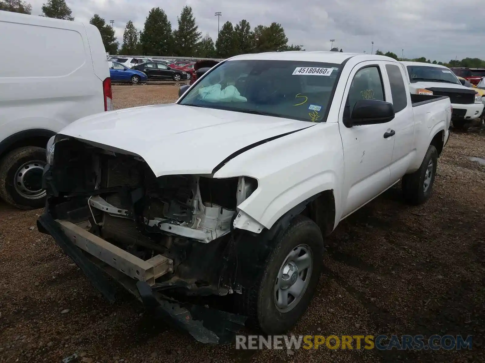 2 Photograph of a damaged car 5TFSX5EN7KX064083 TOYOTA TACOMA 2019