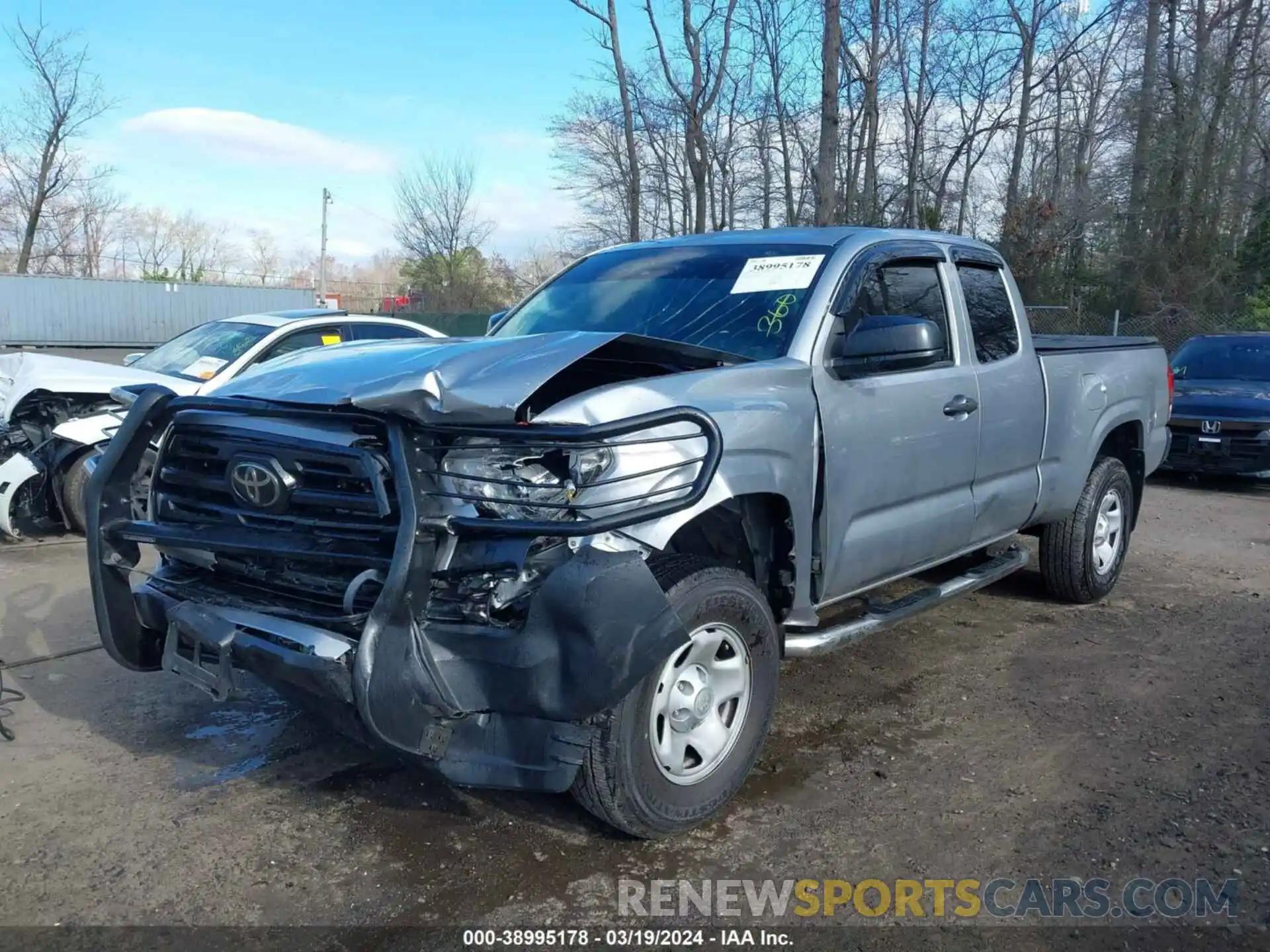 2 Photograph of a damaged car 5TFSX5EN7KX065962 TOYOTA TACOMA 2019