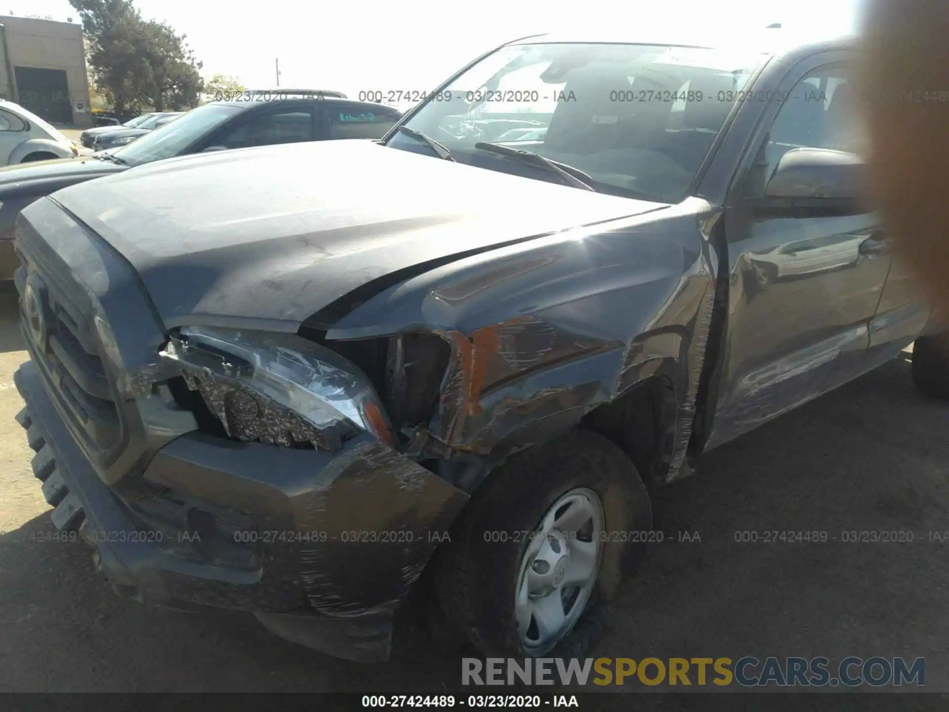 6 Photograph of a damaged car 5TFSX5EN7KX066092 TOYOTA TACOMA 2019