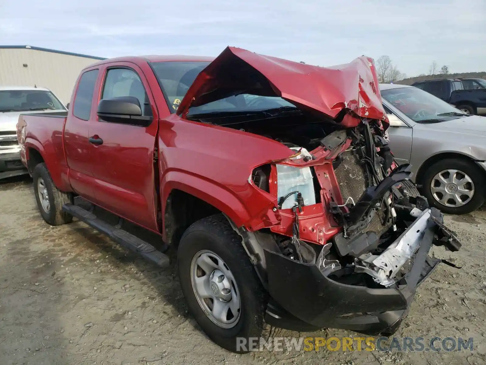 1 Photograph of a damaged car 5TFSX5EN7KX066271 TOYOTA TACOMA 2019