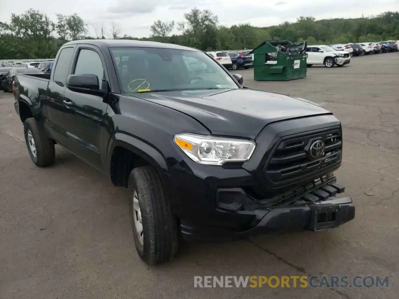 1 Photograph of a damaged car 5TFSX5EN7KX066917 TOYOTA TACOMA 2019