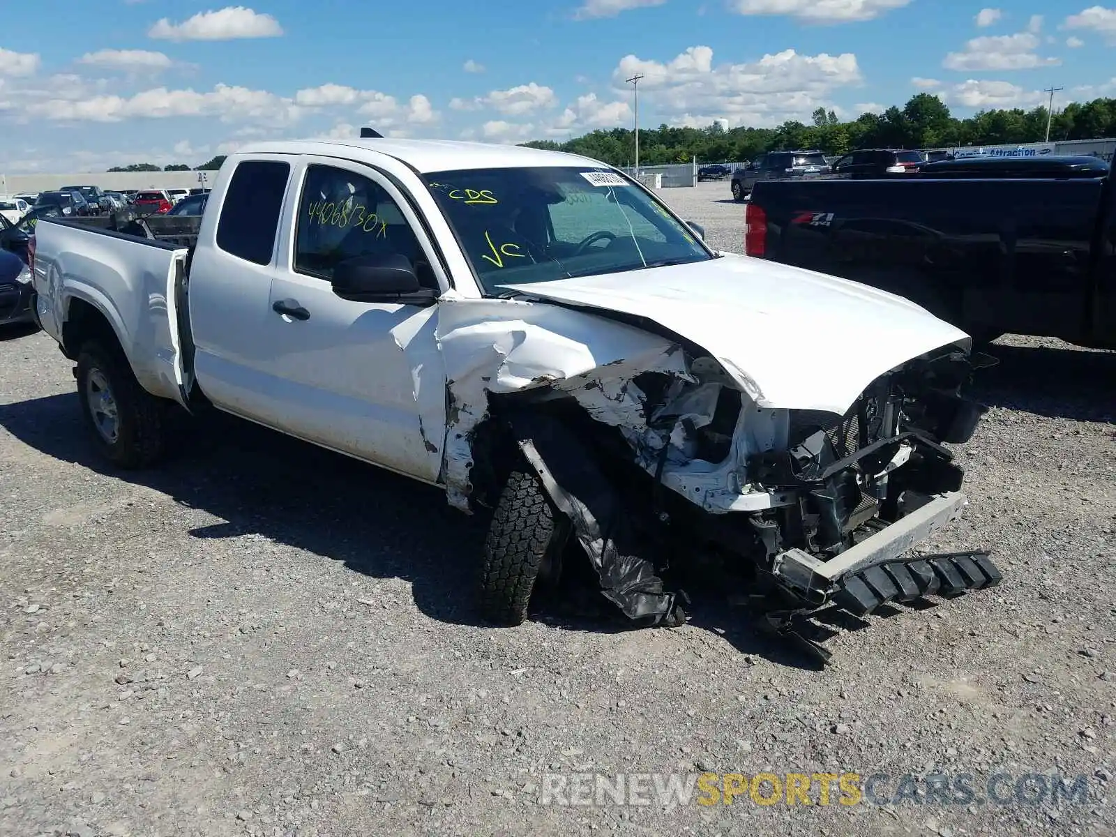 1 Photograph of a damaged car 5TFSX5EN7KX067615 TOYOTA TACOMA 2019