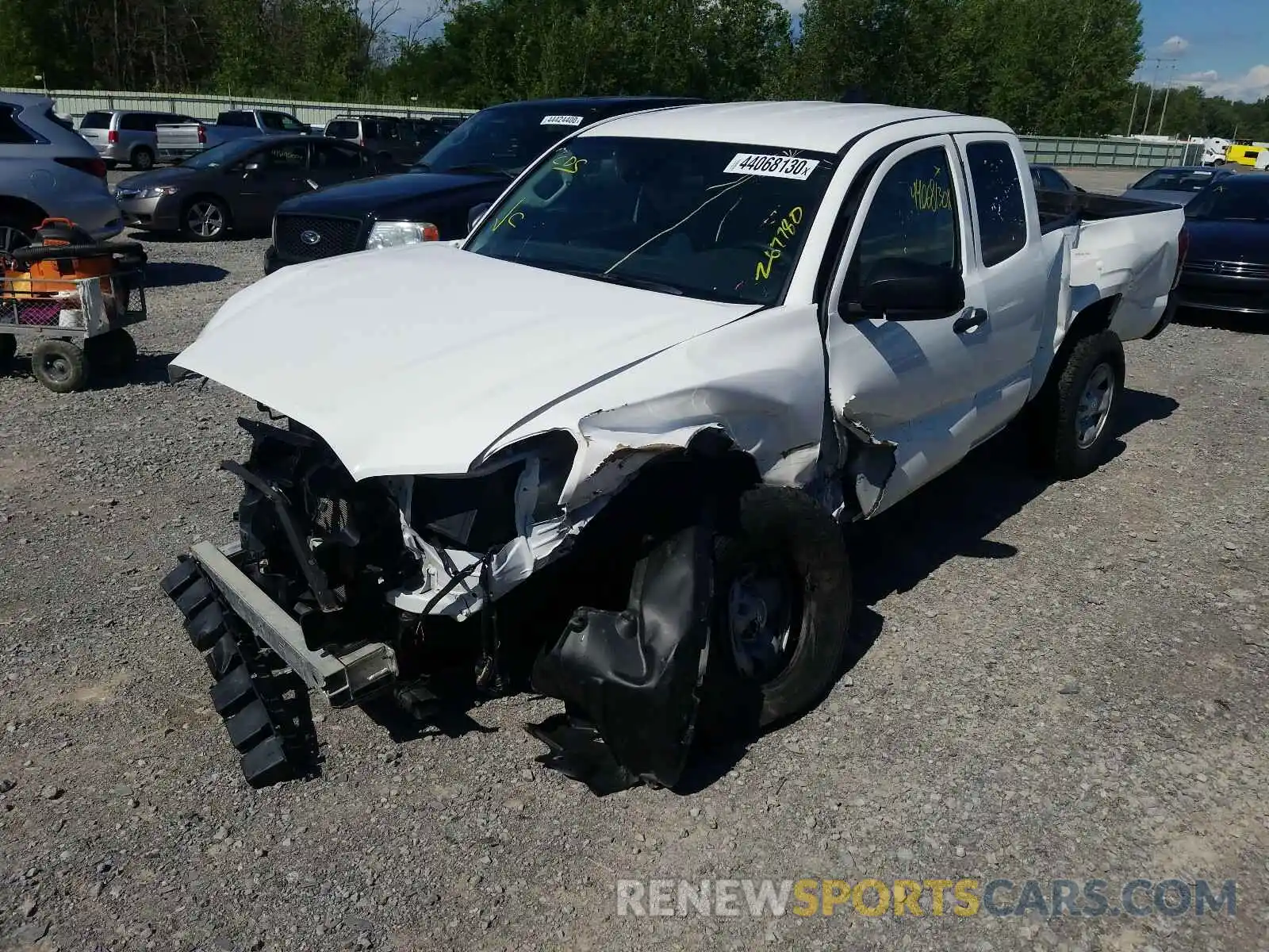 2 Photograph of a damaged car 5TFSX5EN7KX067615 TOYOTA TACOMA 2019