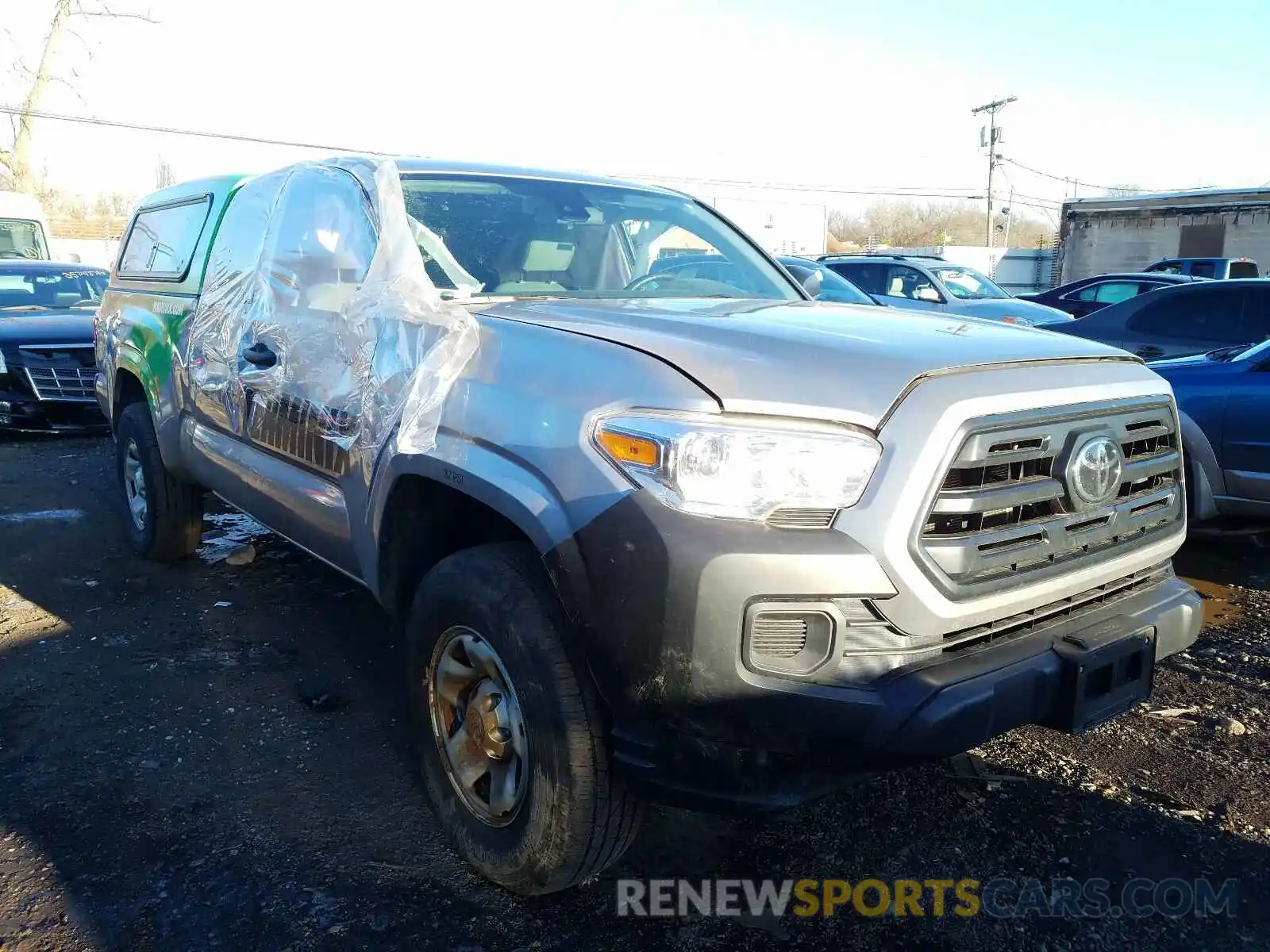 1 Photograph of a damaged car 5TFSX5EN7KX067694 TOYOTA TACOMA 2019