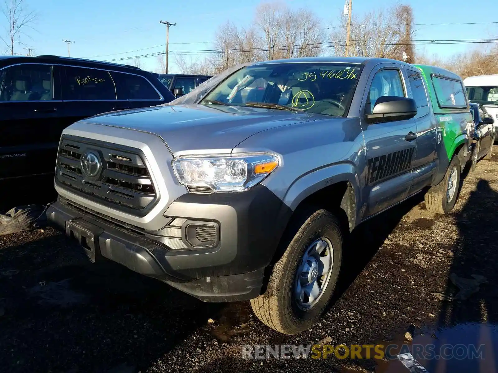 2 Photograph of a damaged car 5TFSX5EN7KX067694 TOYOTA TACOMA 2019