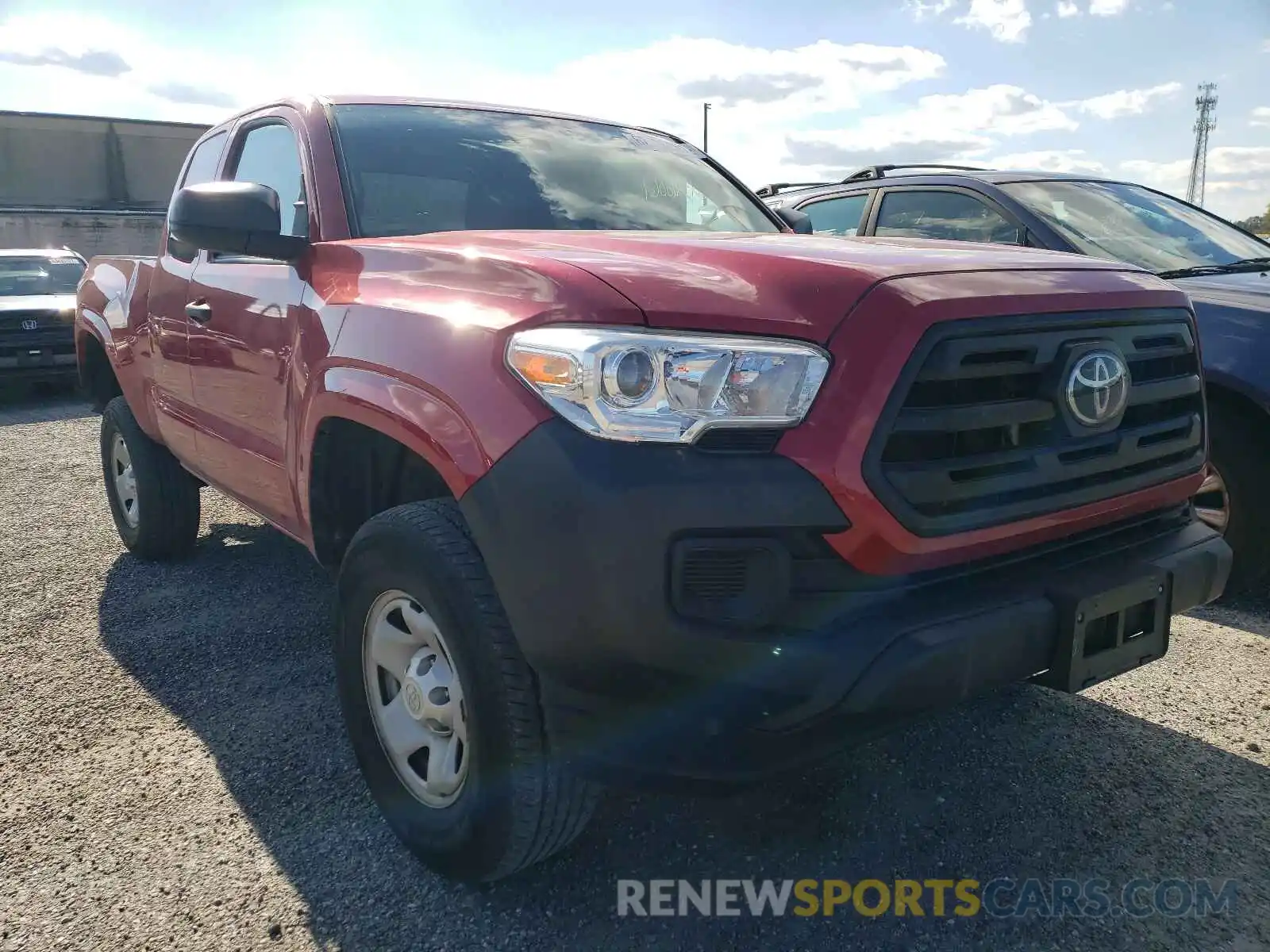 1 Photograph of a damaged car 5TFSX5EN7KX068442 TOYOTA TACOMA 2019