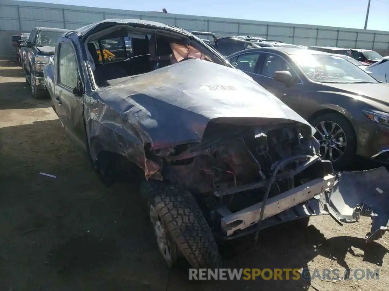 1 Photograph of a damaged car 5TFSX5EN7KX069106 TOYOTA TACOMA 2019