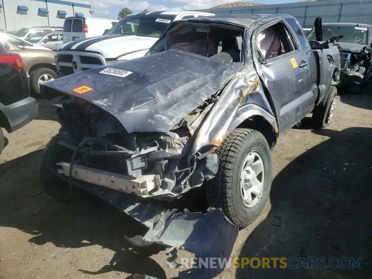 2 Photograph of a damaged car 5TFSX5EN7KX069106 TOYOTA TACOMA 2019