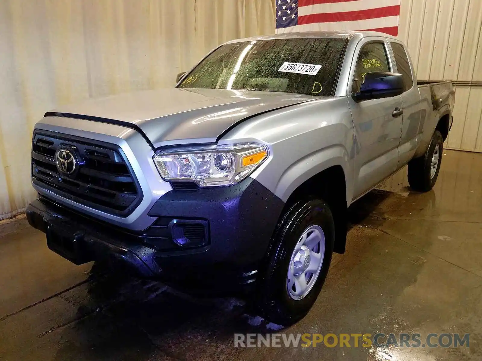 2 Photograph of a damaged car 5TFSX5EN7KX070580 TOYOTA TACOMA 2019