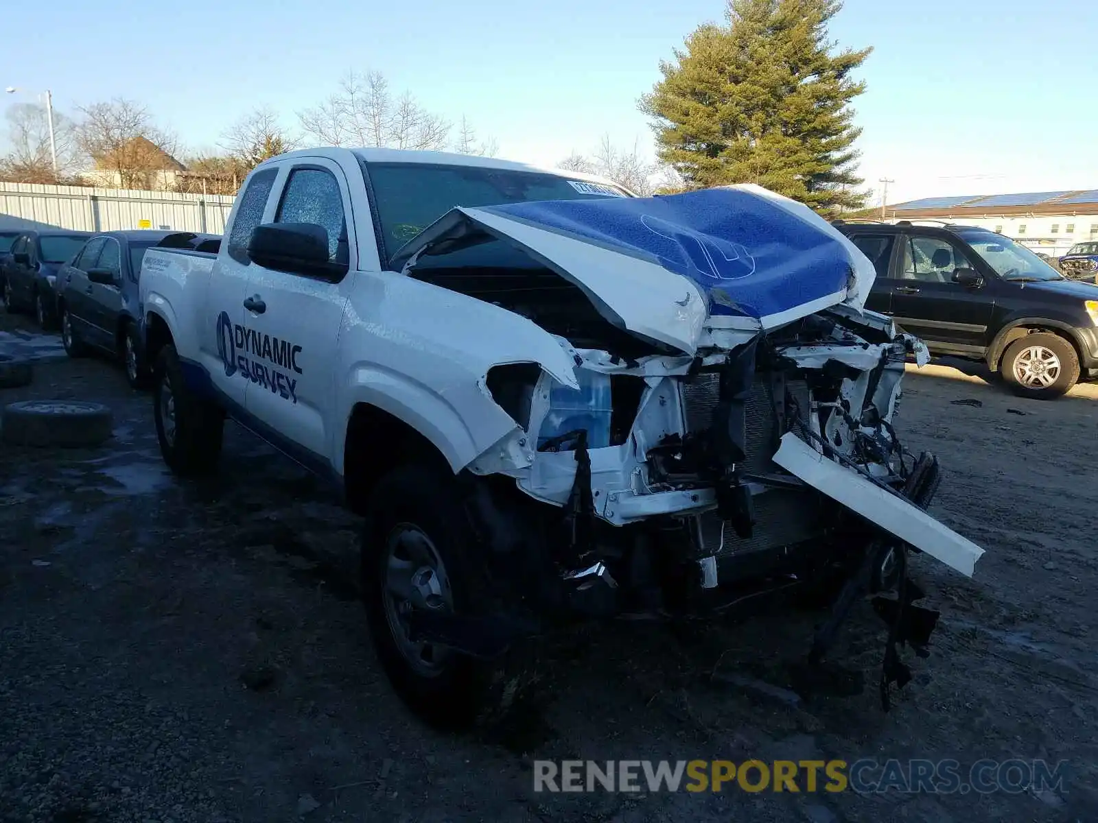 1 Photograph of a damaged car 5TFSX5EN8KX064108 TOYOTA TACOMA 2019