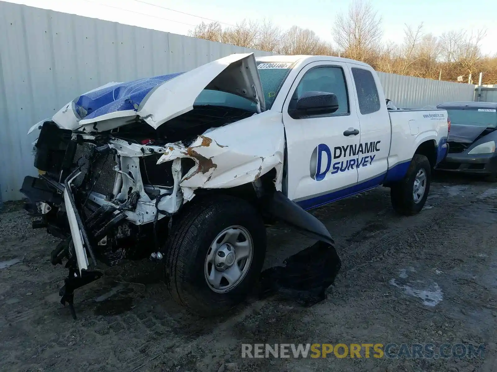 2 Photograph of a damaged car 5TFSX5EN8KX064108 TOYOTA TACOMA 2019