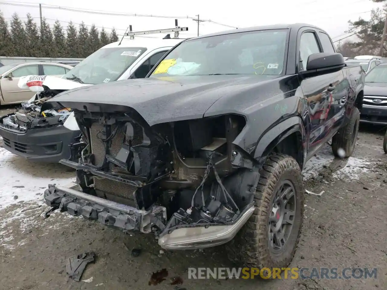 2 Photograph of a damaged car 5TFSX5EN8KX064349 TOYOTA TACOMA 2019