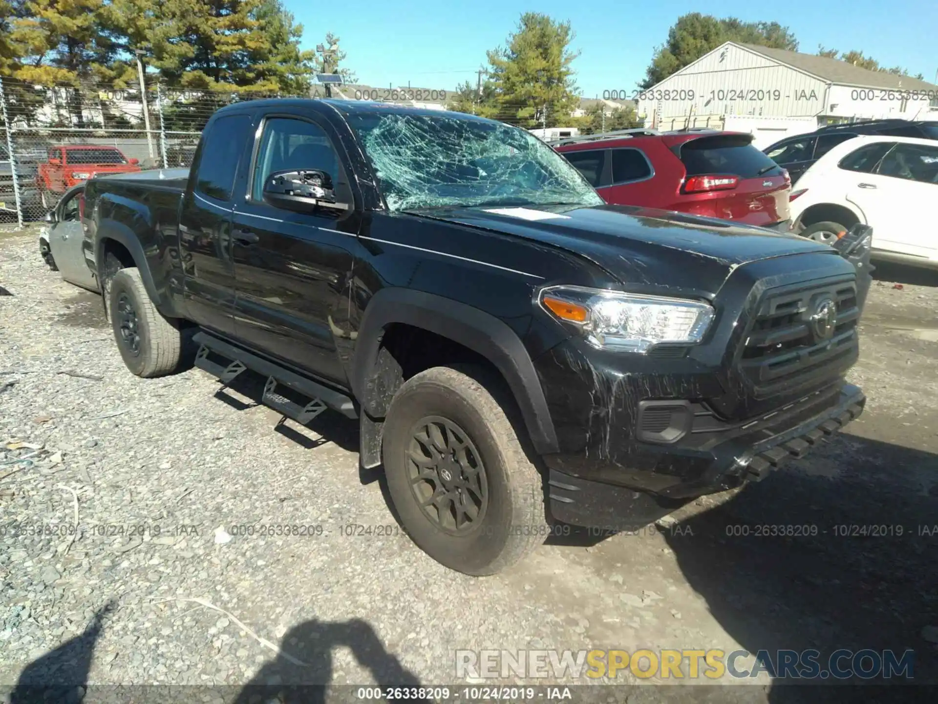 1 Фотография поврежденного автомобиля 5TFSX5EN8KX064979 TOYOTA TACOMA 2019