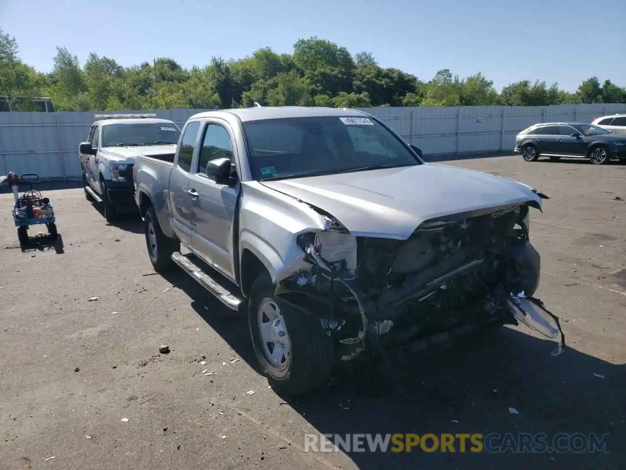 1 Photograph of a damaged car 5TFSX5EN8KX065680 TOYOTA TACOMA 2019