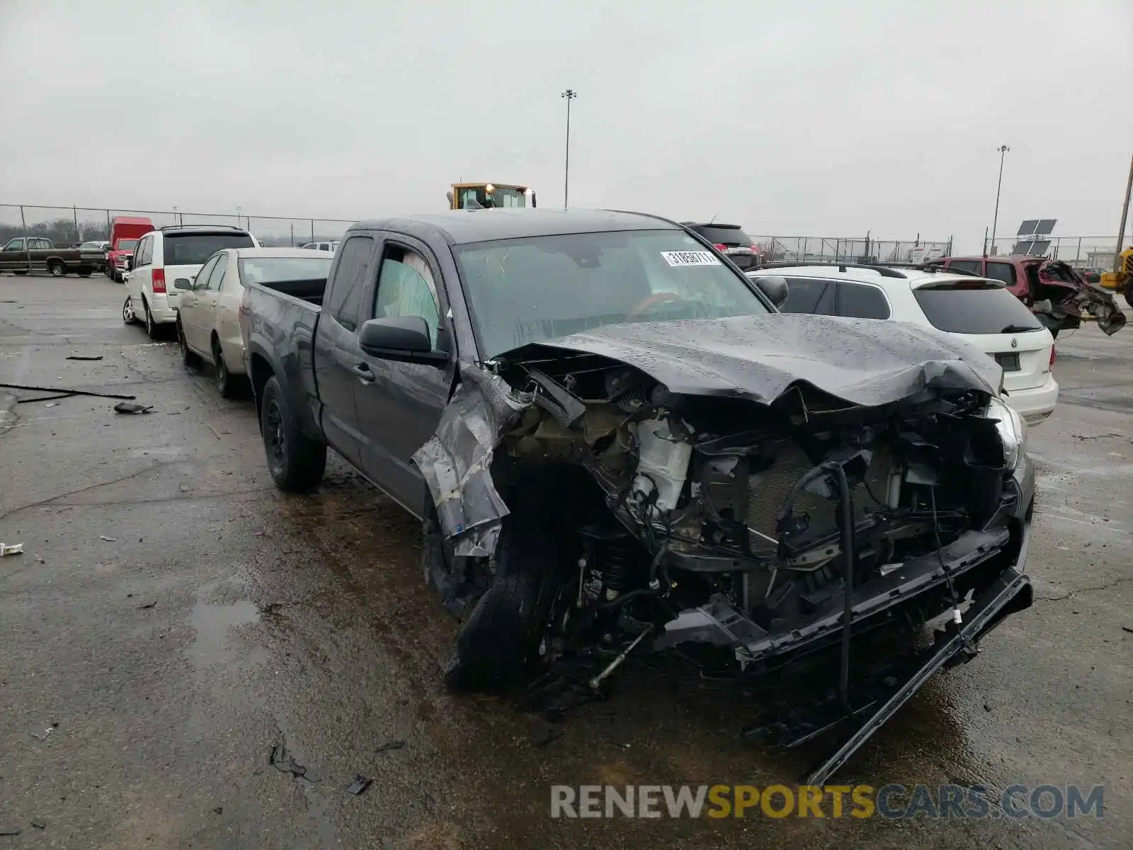 1 Photograph of a damaged car 5TFSX5EN8KX065744 TOYOTA TACOMA 2019