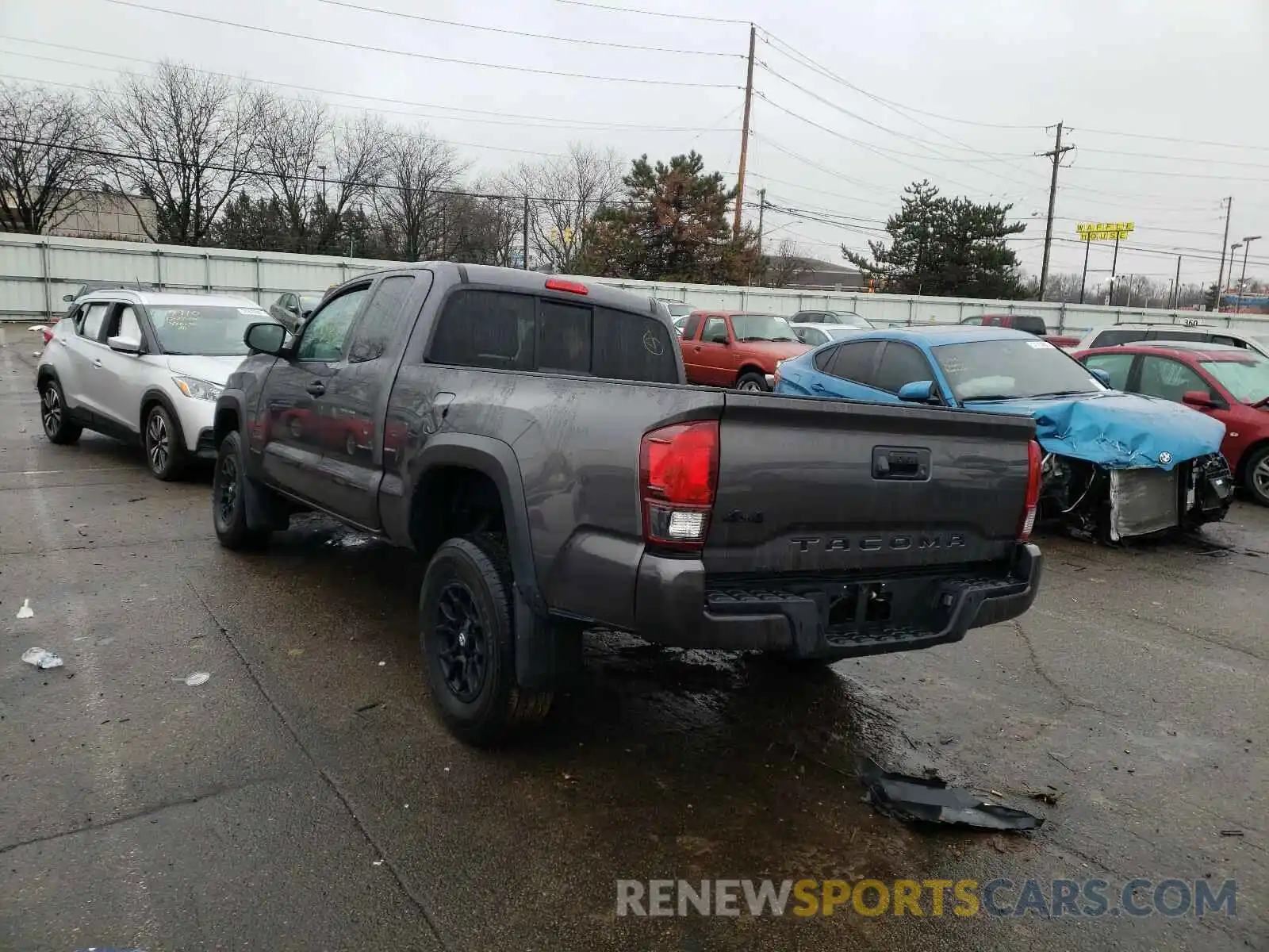 3 Фотография поврежденного автомобиля 5TFSX5EN8KX065744 TOYOTA TACOMA 2019