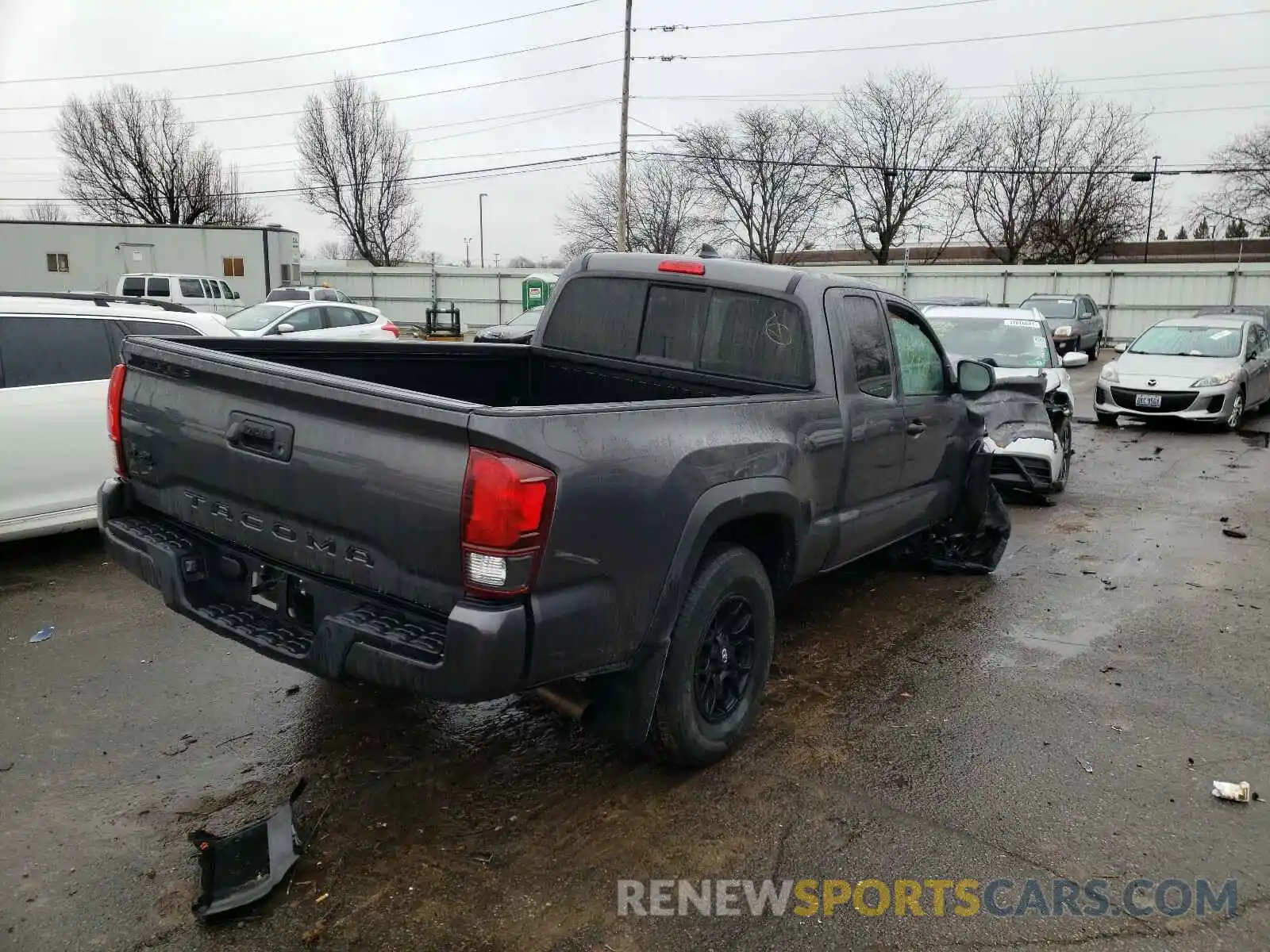 4 Фотография поврежденного автомобиля 5TFSX5EN8KX065744 TOYOTA TACOMA 2019