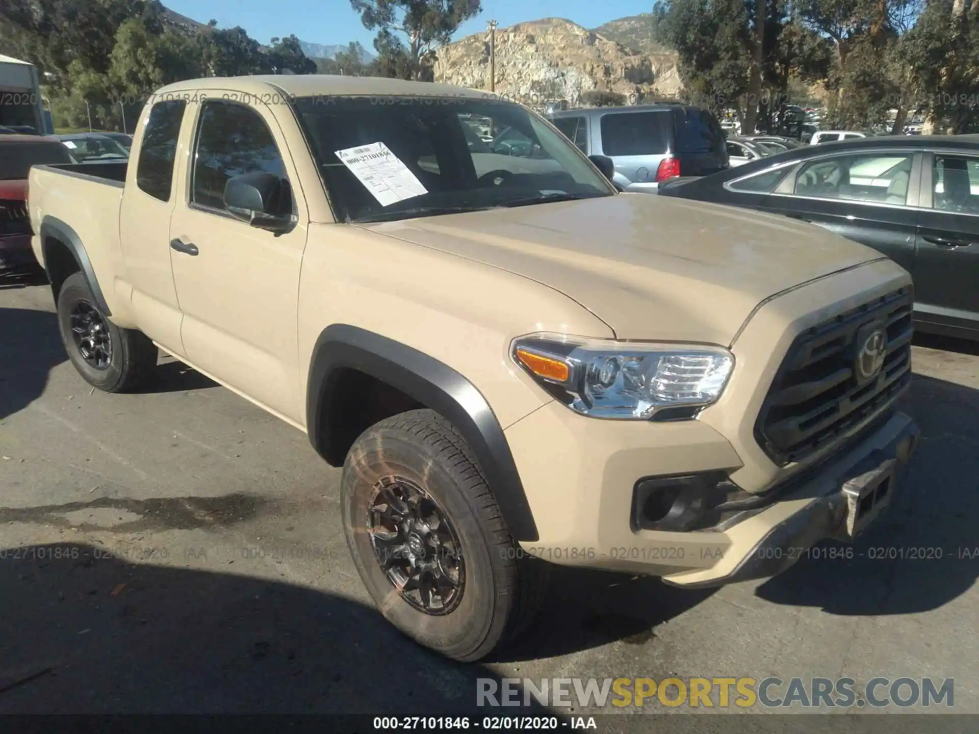 1 Фотография поврежденного автомобиля 5TFSX5EN8KX066375 TOYOTA TACOMA 2019