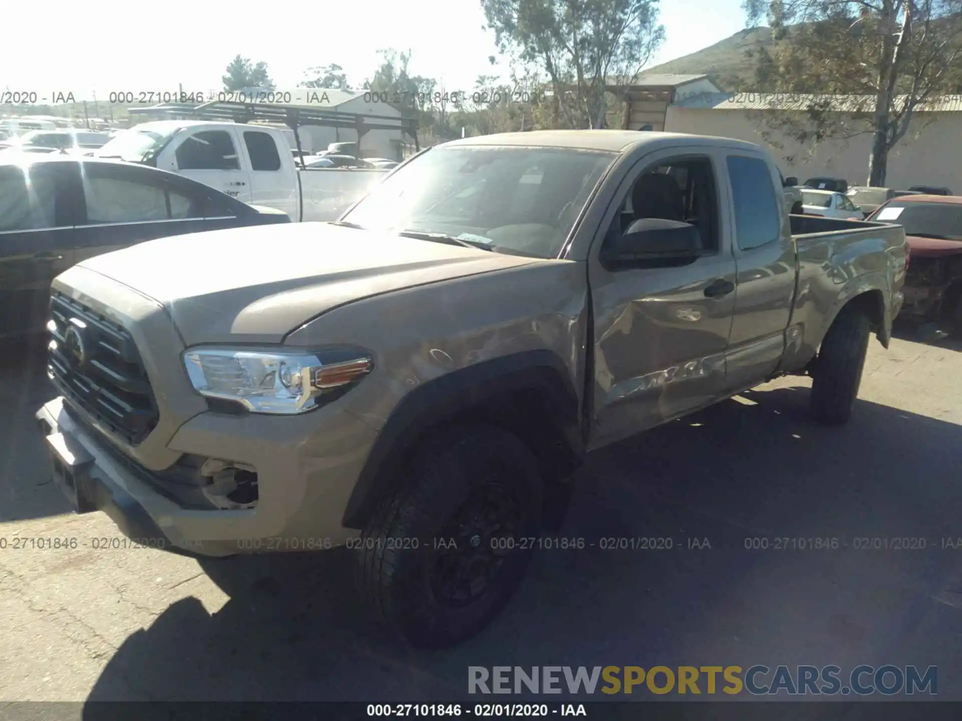 2 Photograph of a damaged car 5TFSX5EN8KX066375 TOYOTA TACOMA 2019