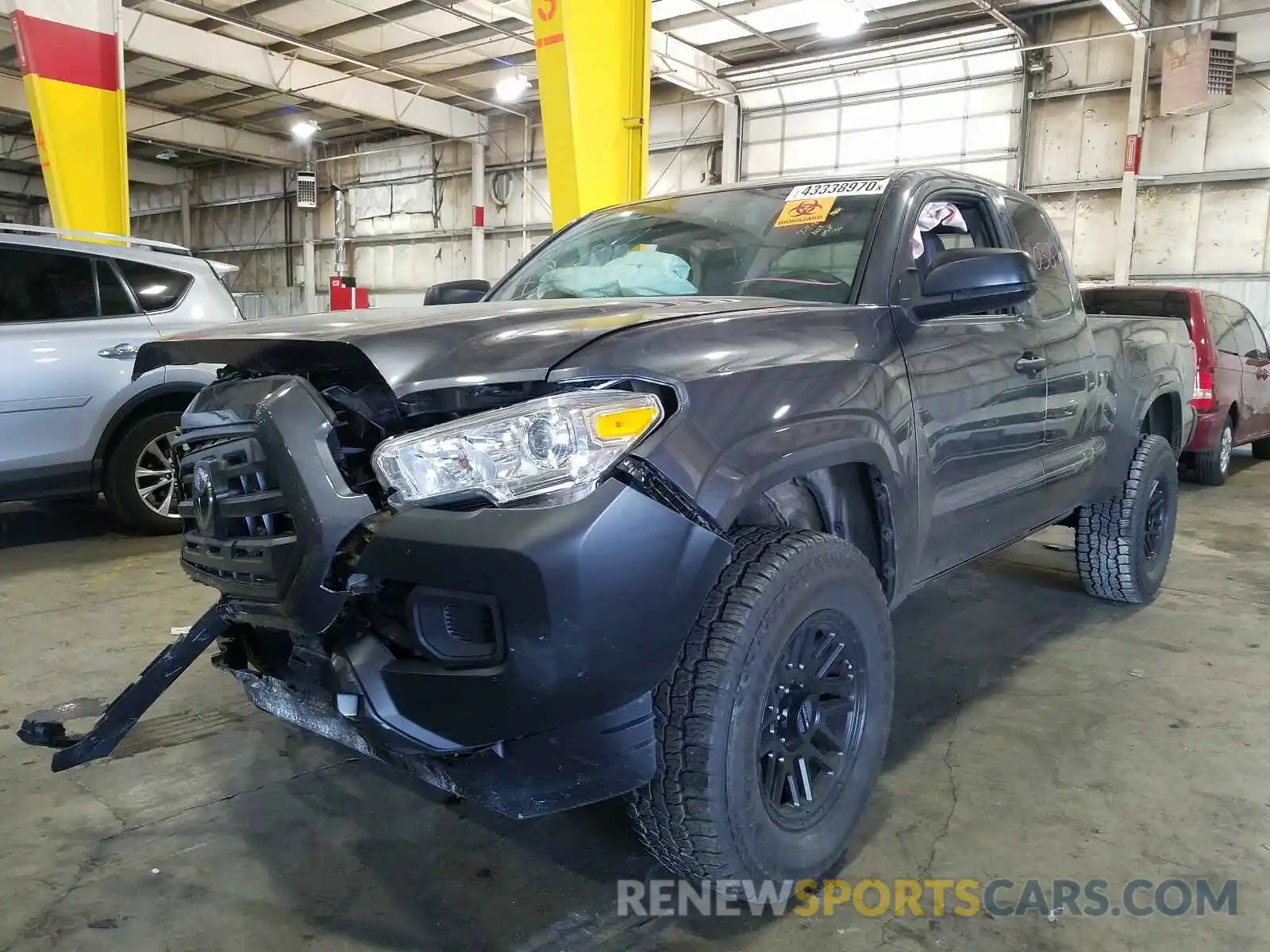 2 Photograph of a damaged car 5TFSX5EN8KX066943 TOYOTA TACOMA 2019