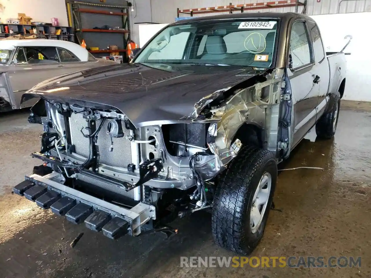 2 Photograph of a damaged car 5TFSX5EN8KX069745 TOYOTA TACOMA 2019