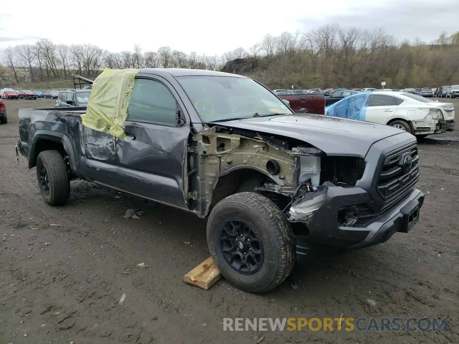 1 Photograph of a damaged car 5TFSX5EN9KX063887 TOYOTA TACOMA 2019