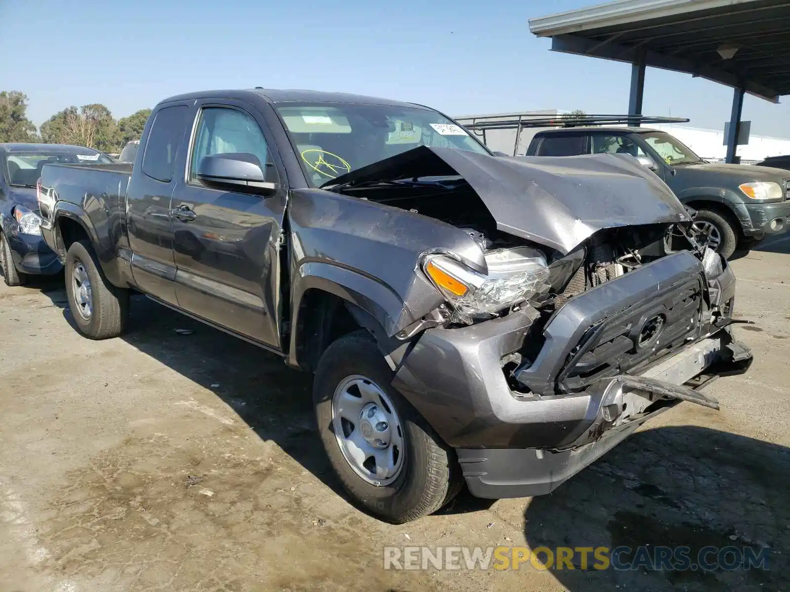 1 Photograph of a damaged car 5TFSX5EN9KX064828 TOYOTA TACOMA 2019