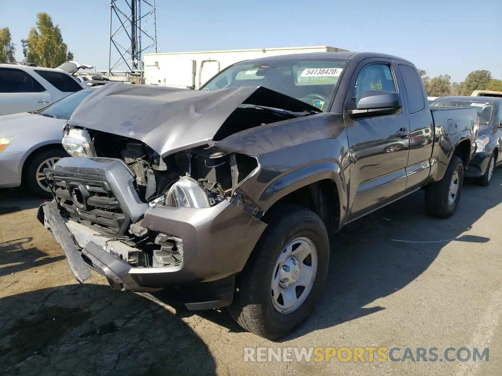 2 Photograph of a damaged car 5TFSX5EN9KX064828 TOYOTA TACOMA 2019