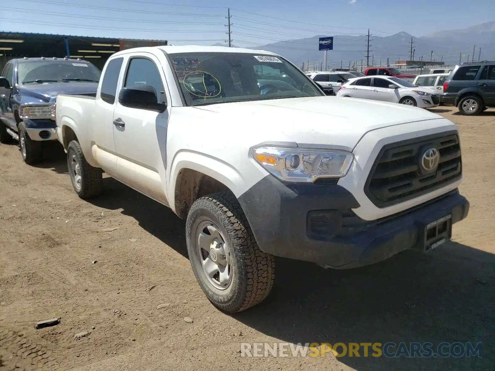 1 Photograph of a damaged car 5TFSX5EN9KX066384 TOYOTA TACOMA 2019