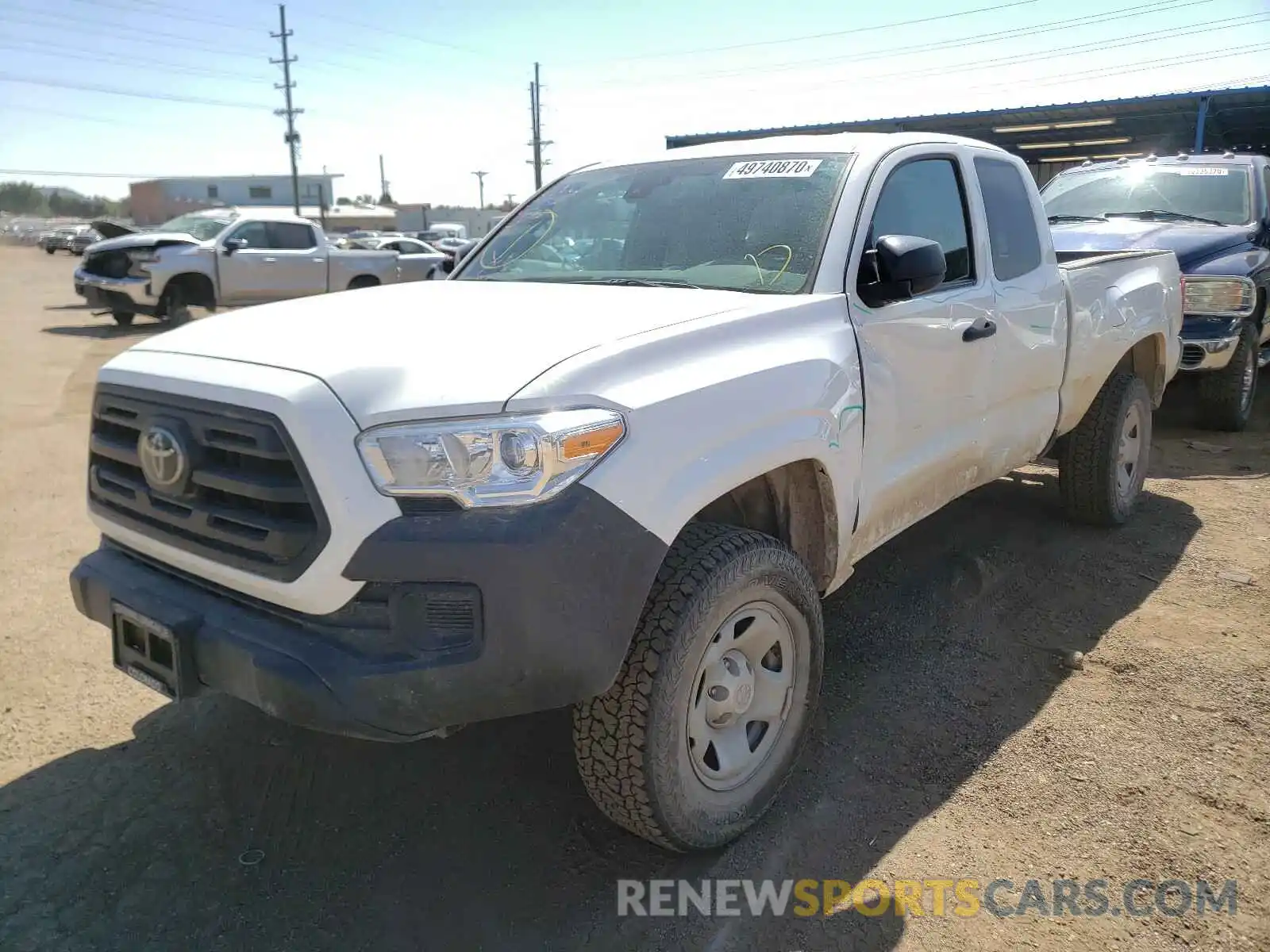 2 Photograph of a damaged car 5TFSX5EN9KX066384 TOYOTA TACOMA 2019