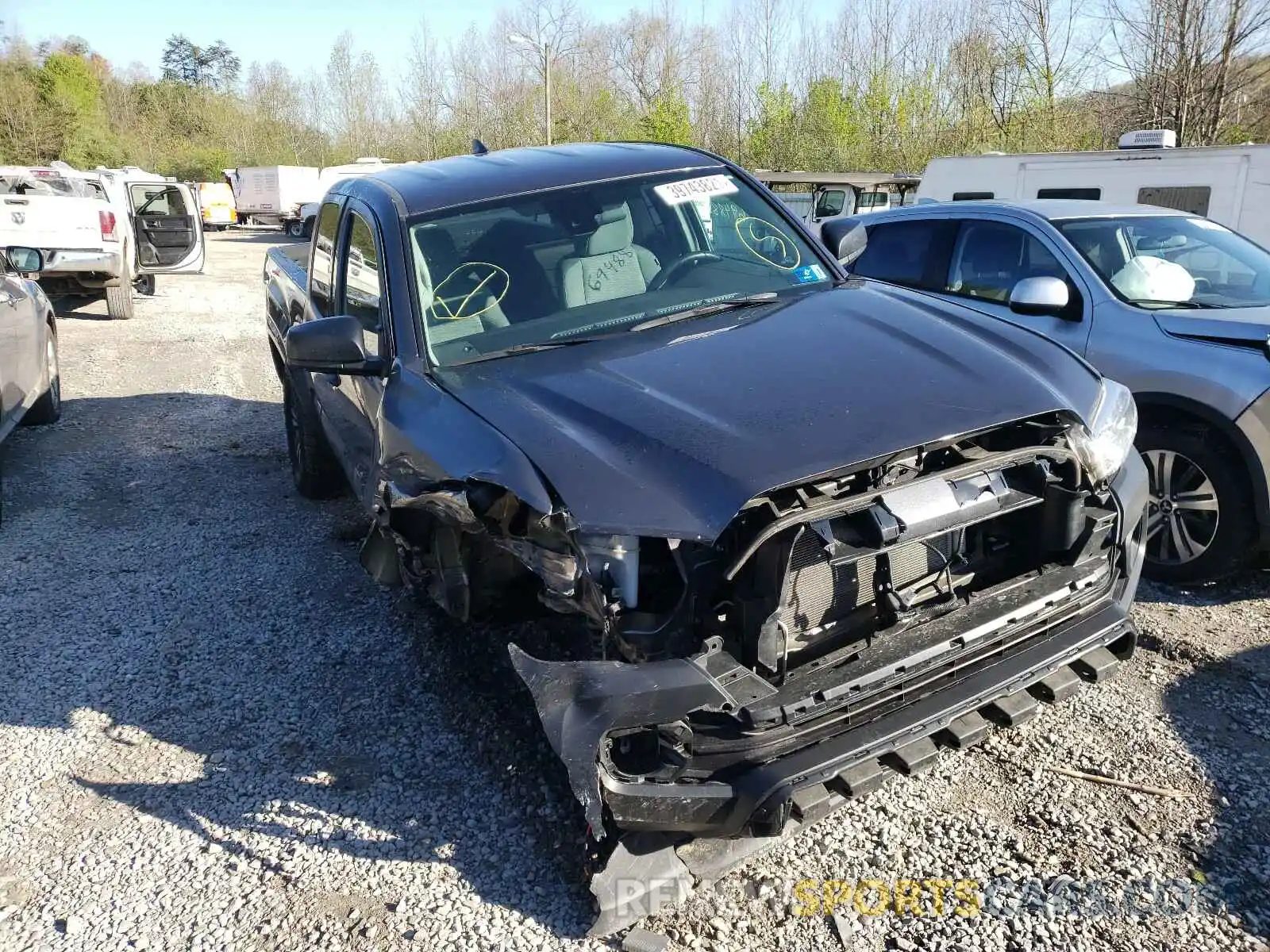 1 Photograph of a damaged car 5TFSX5EN9KX067549 TOYOTA TACOMA 2019