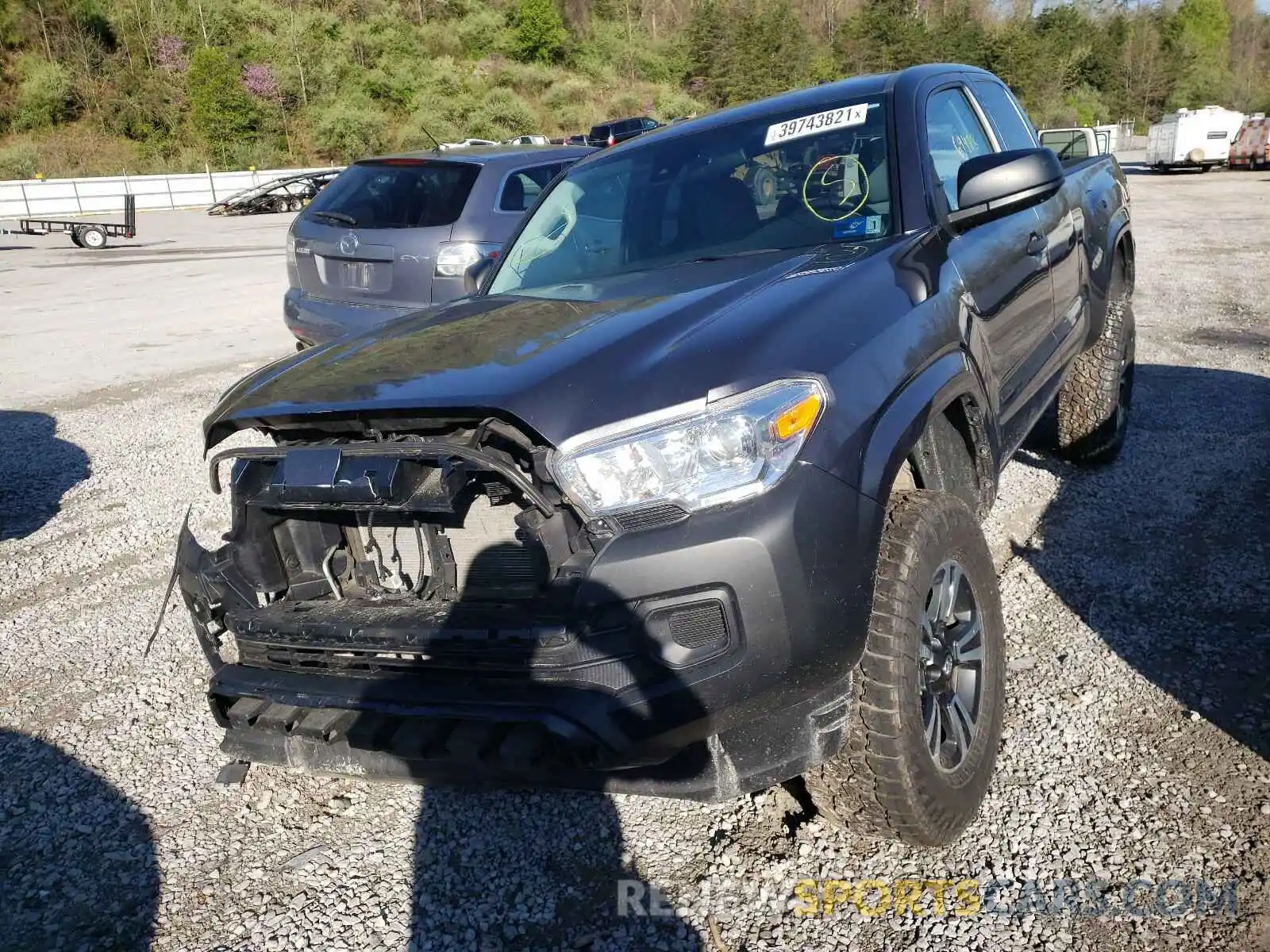 2 Photograph of a damaged car 5TFSX5EN9KX067549 TOYOTA TACOMA 2019