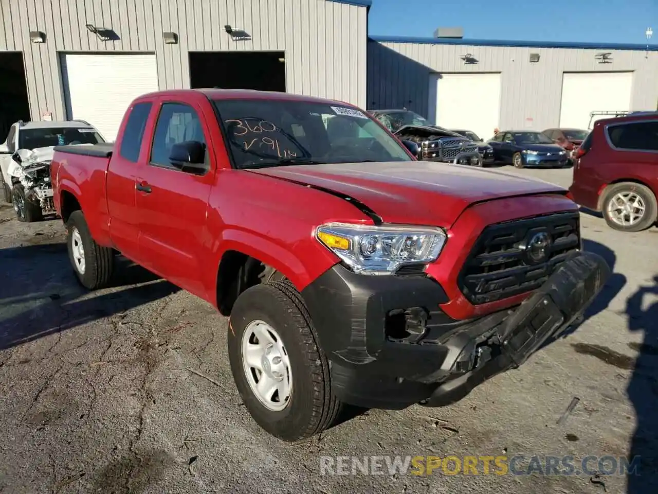 1 Photograph of a damaged car 5TFSX5EN9KX069866 TOYOTA TACOMA 2019