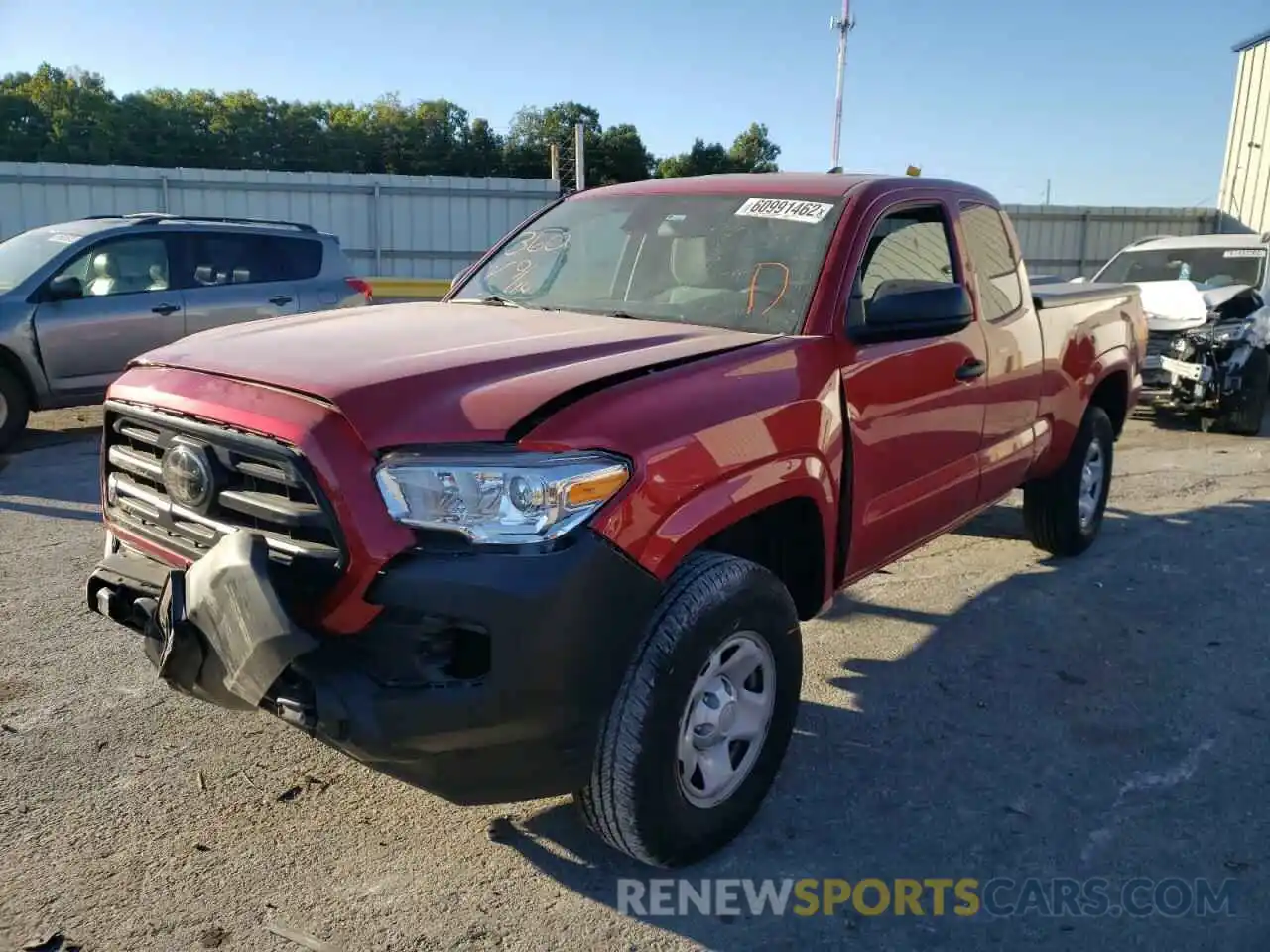 2 Photograph of a damaged car 5TFSX5EN9KX069866 TOYOTA TACOMA 2019