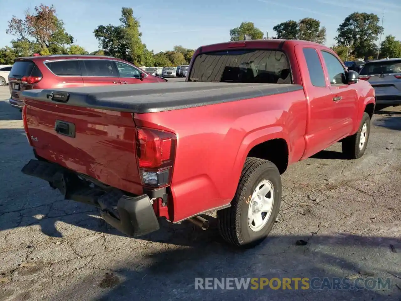 4 Photograph of a damaged car 5TFSX5EN9KX069866 TOYOTA TACOMA 2019