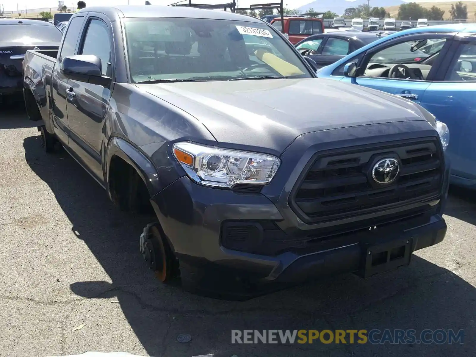 1 Photograph of a damaged car 5TFSX5EN9KX070872 TOYOTA TACOMA 2019