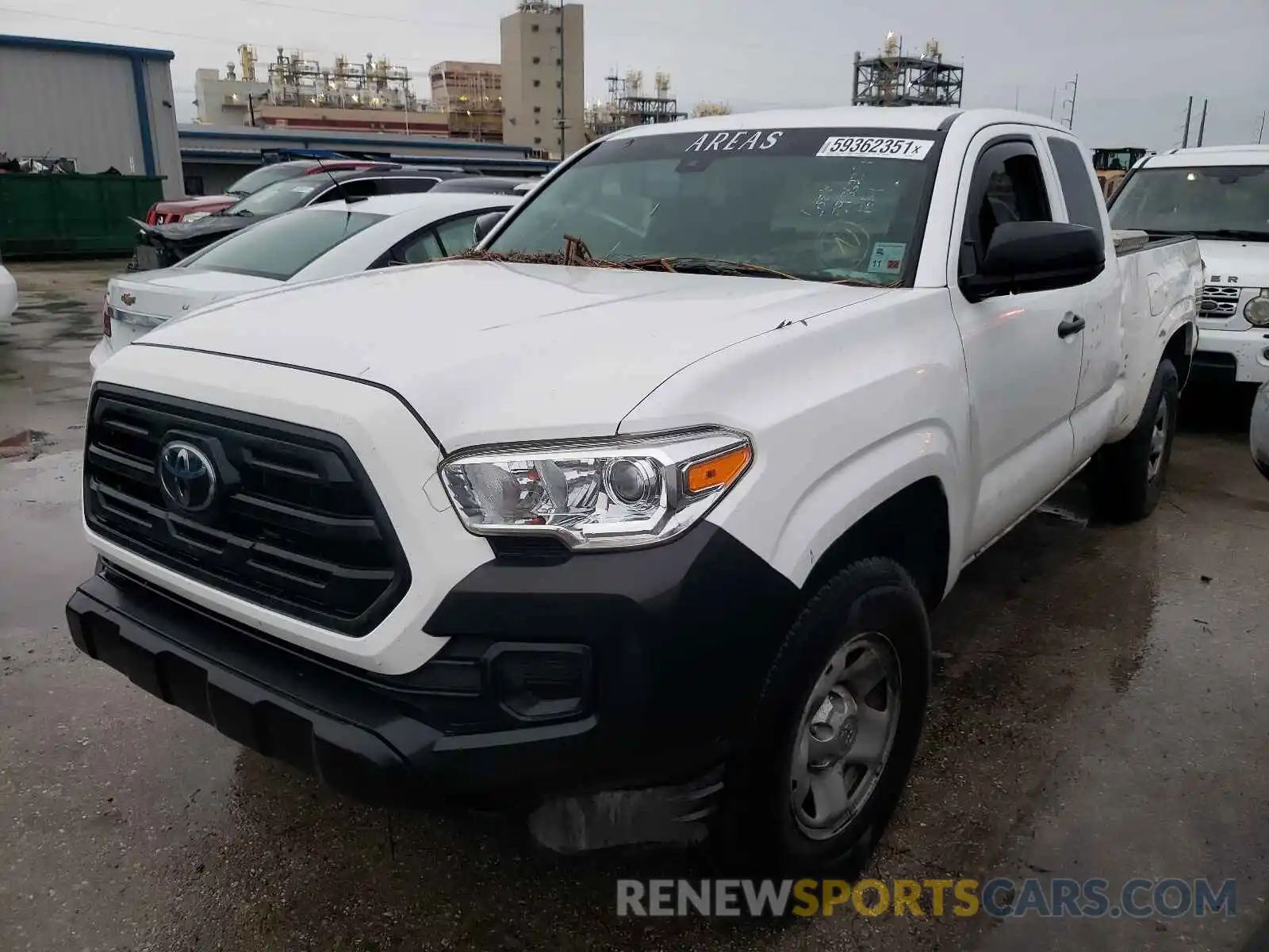 2 Photograph of a damaged car 5TFSX5ENXKX064613 TOYOTA TACOMA 2019