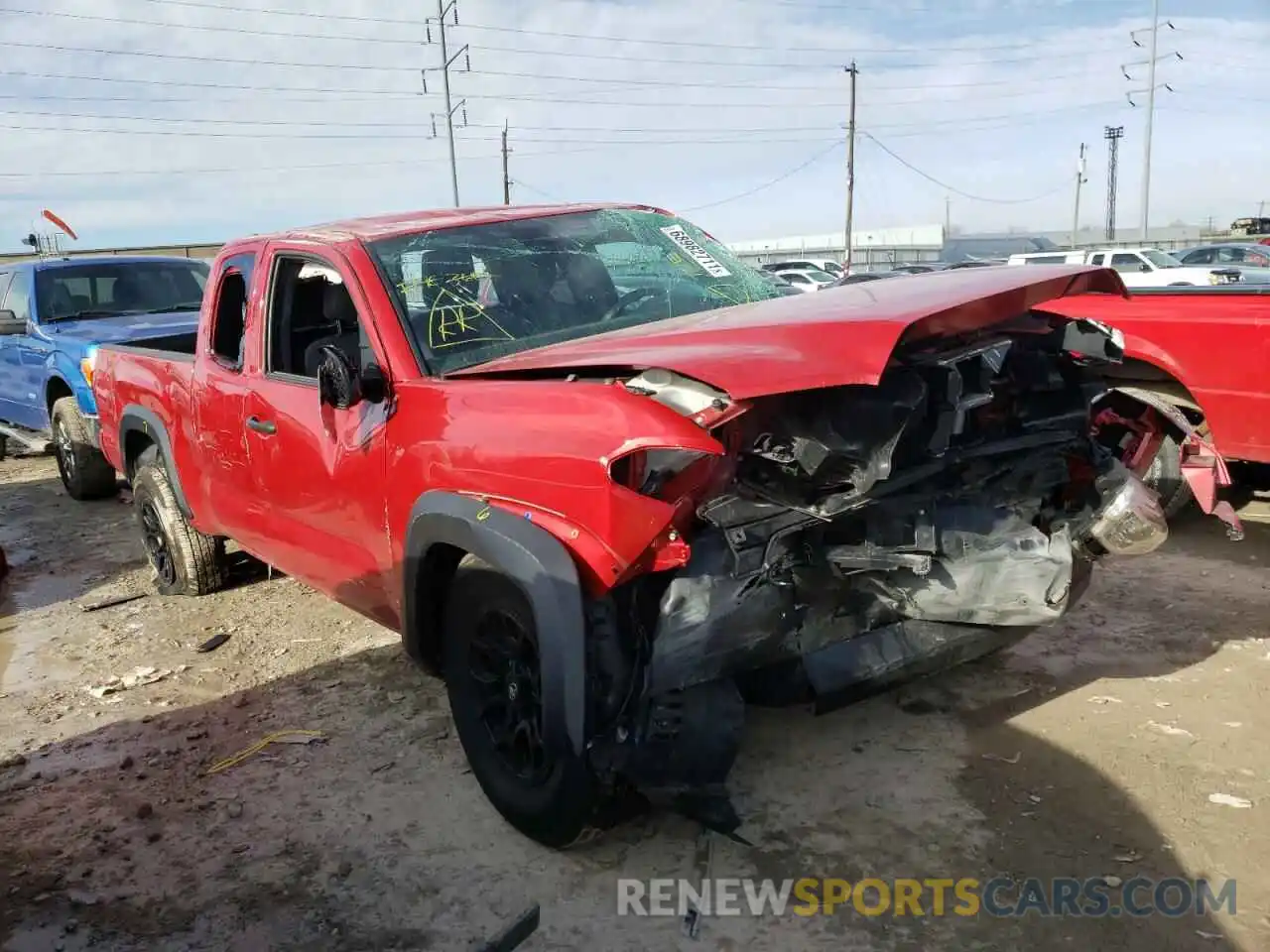 1 Photograph of a damaged car 5TFSX5ENXKX064935 TOYOTA TACOMA 2019