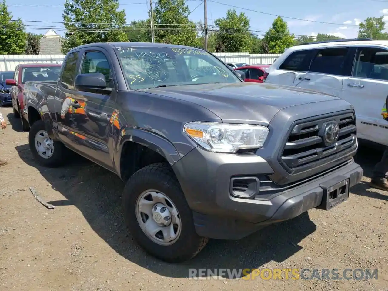 1 Photograph of a damaged car 5TFSX5ENXKX066961 TOYOTA TACOMA 2019